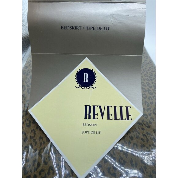 Revelle New Leopard Animal Print King Bed Skirt Egyptian Cotton Sateen 6621J2 - Picture 6 of 9
